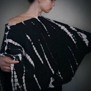 Ecote Bleach Wash Cotton Cover Up Top  | Size XS/S